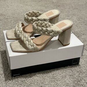 Dolce Vita Women's Braided Block Heel Sandals - Metallic 7.5 never worn! Gold